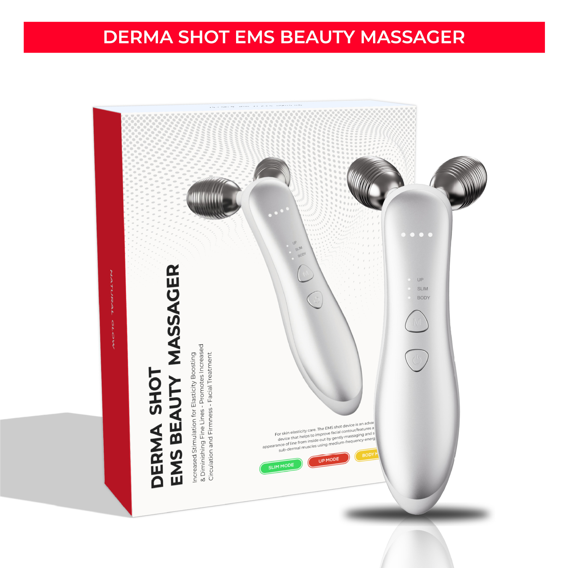 Beauty & Makeup Katia Di Paola Palermo - Nieuwe microstroomroller gezichtsverzorgende massager met 2