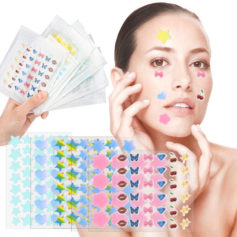 Beauty Makeup & D Anime Studio Vega Baja - Kleur Cartoon Acne Patch Huidverzorging Sticker