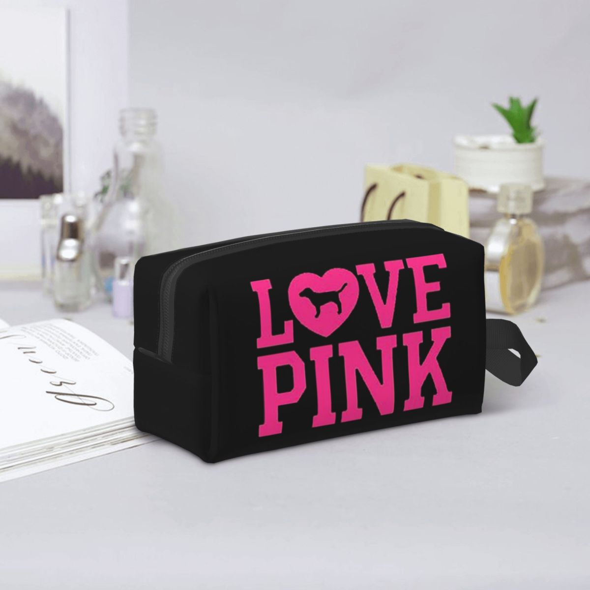 Beauty Love Makeup - Love Pink Make-up tas Cosmetische Organizer