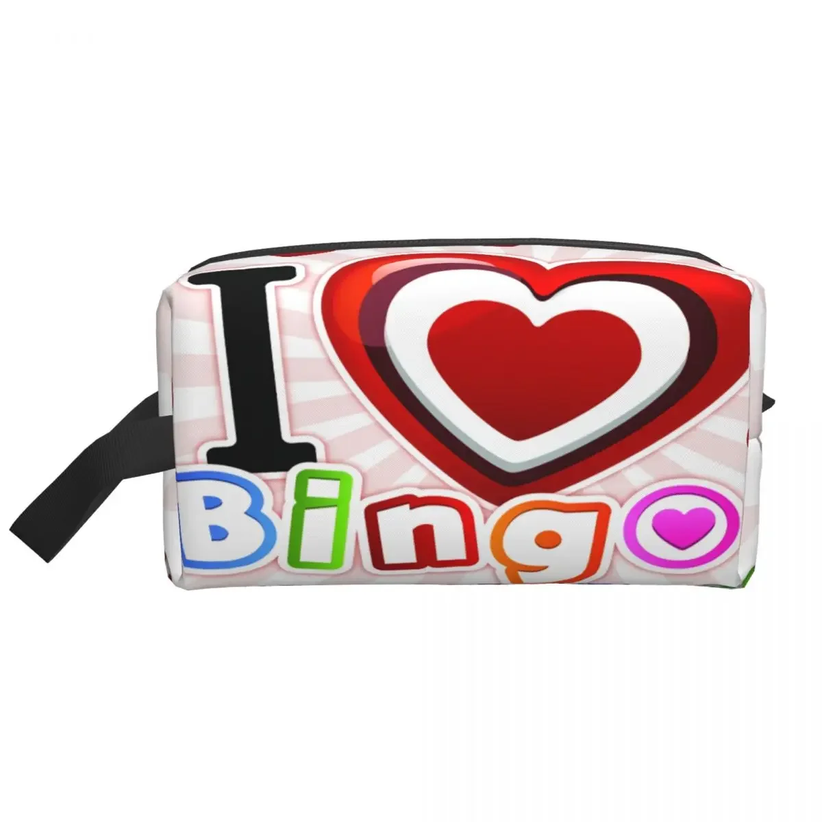 Beauty Love Makeup - Aangepaste I Love Bingo reizen cosmetische
