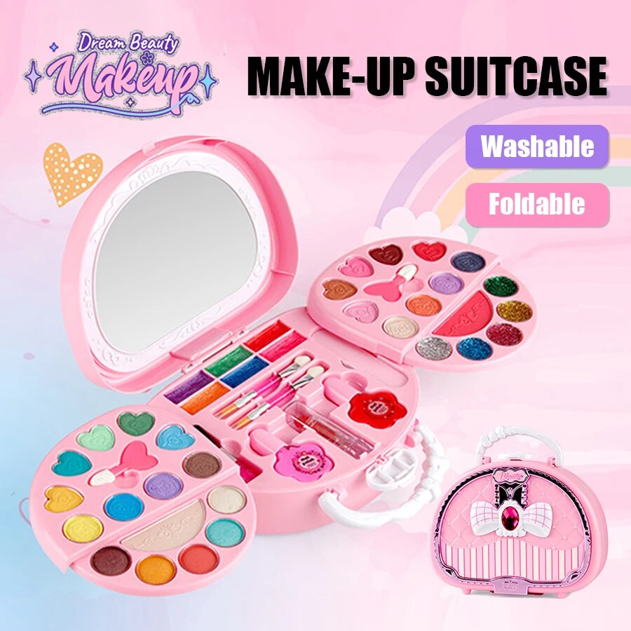 Beauty Makeup Kit For Girls - Schoonheidsspeelgoed voor kinderen Make-upkit Kleine tas