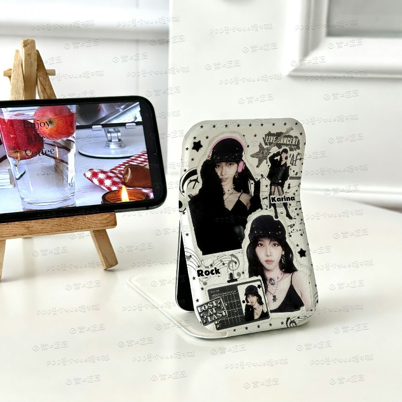 Beauty Makeup & D Anime Studio Vega Baja - Aespas Mini opvouwbare make-upspiegel Verticale desktop