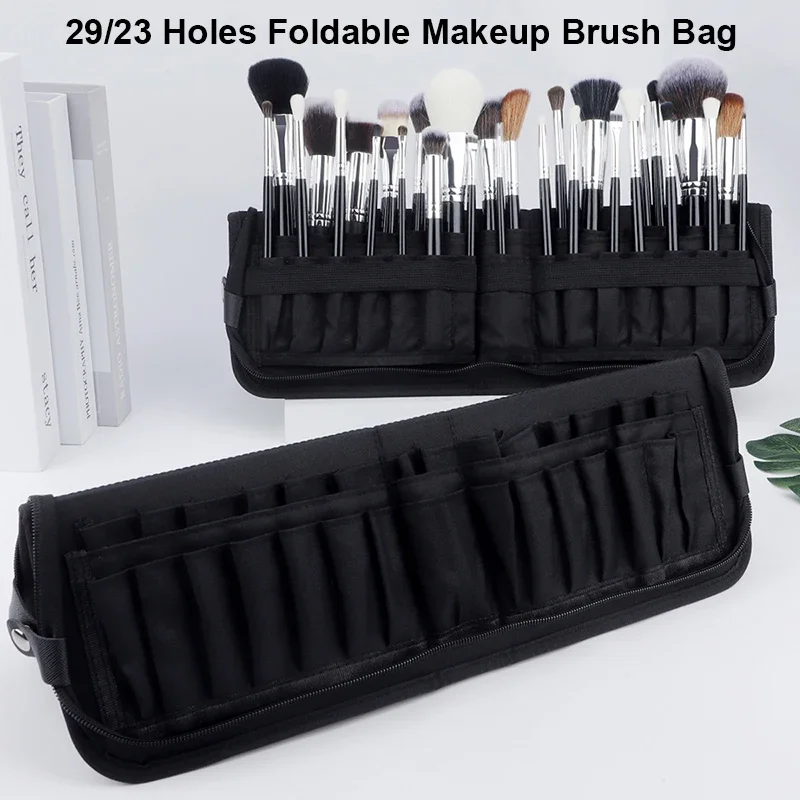 Beauty Makeup Kit - 29/23 Gaten Opvouwbare Make-up Borstel Tas