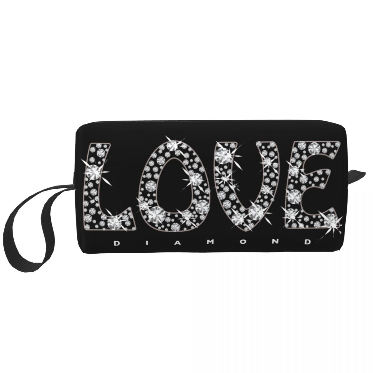 Beauty Love Makeup - Aangepaste liefde diamant toilettas voor vrouwen