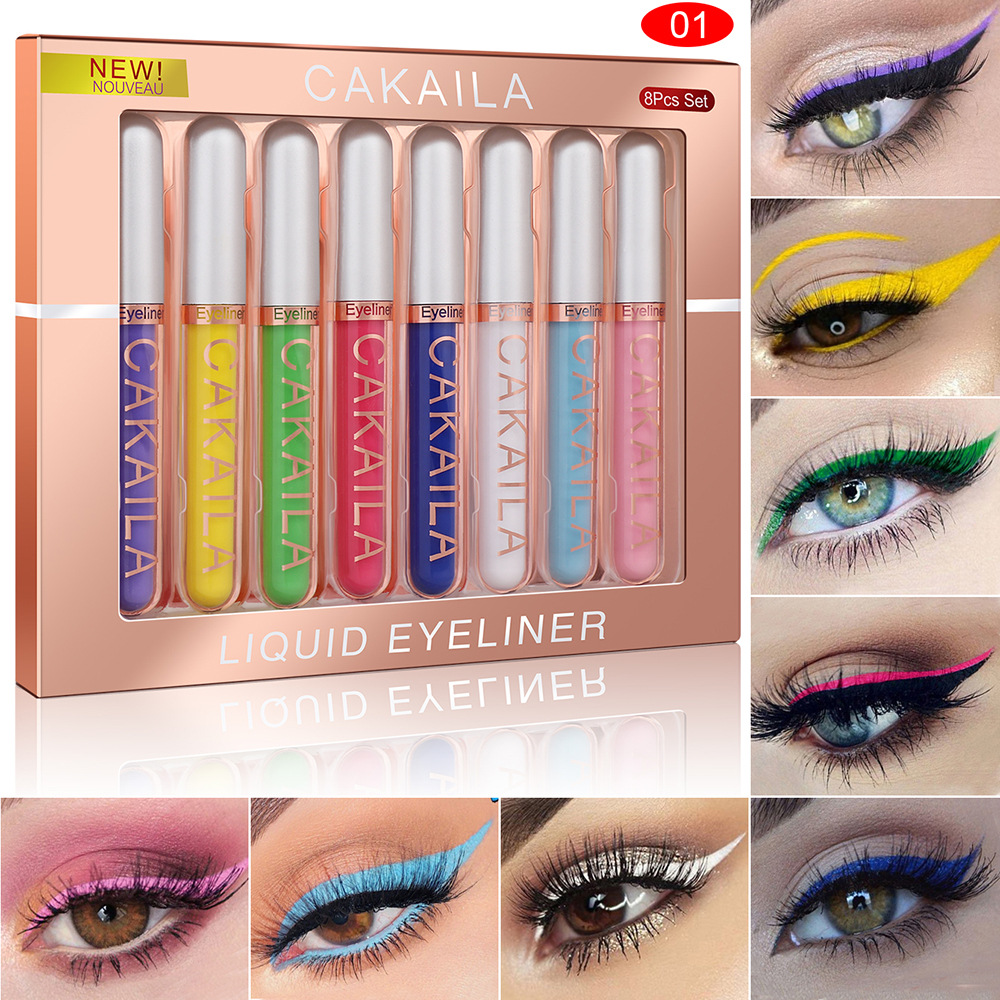 8-kleuren set waterdichte eyel - Beauty Makeup Eyeshadow recensie en prijs