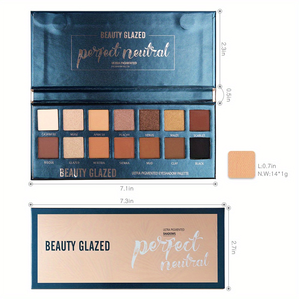 Schoonheid Geglazuurd 14 Kleur - Beauty Makeup Eyeshadow Palette recensie en prijs