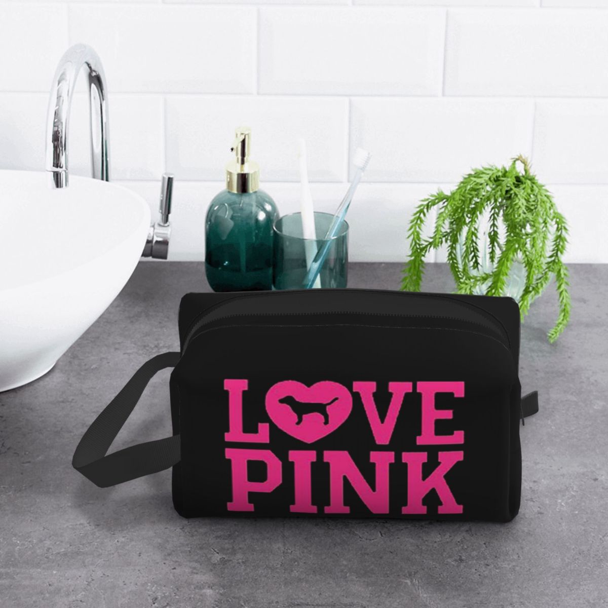 Love Pink Make-up tas Cosmetis - Beauty Love Makeup recensie en prijs