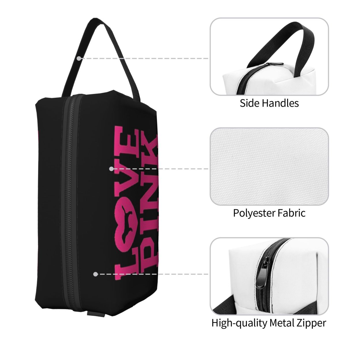 Love Pink Make-up tas Cosmetis - Beauty Love Makeup recensie en prijs