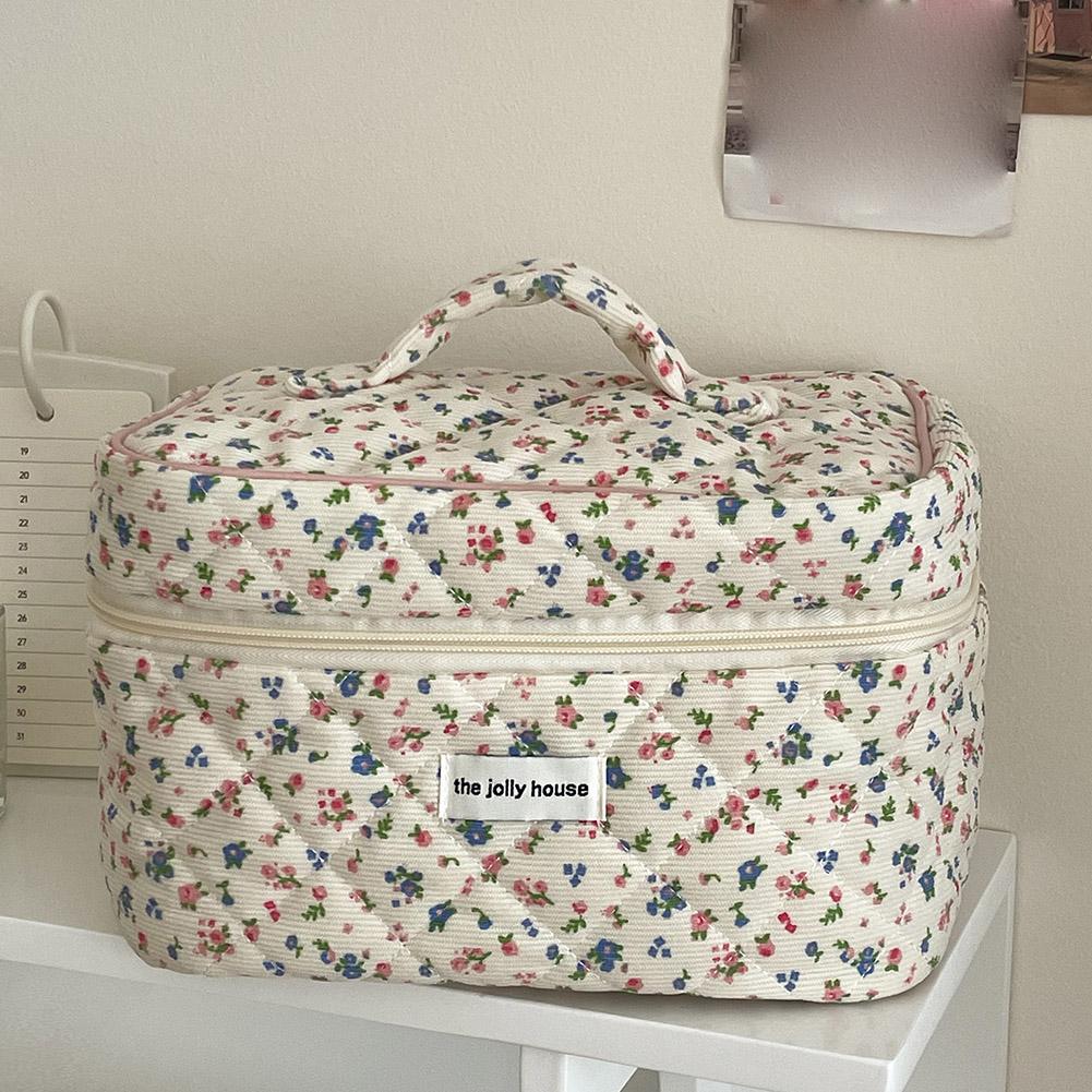 Vintage bloemen-quilted make-u - Beauty Preservation Makeup Bag recensie en prijs