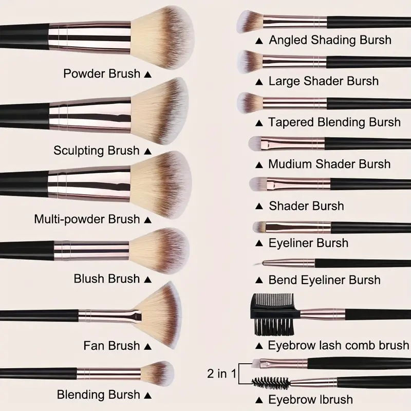 Luxe make-upborstels Set Zacht - Beauty Luxe Makeup recensie en prijs