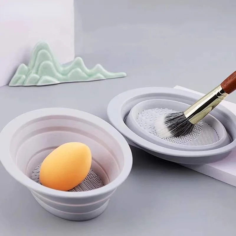 Opvouwbare siliconen make-upbo - Beauty Makeup Eyeshadow recensie en prijs
