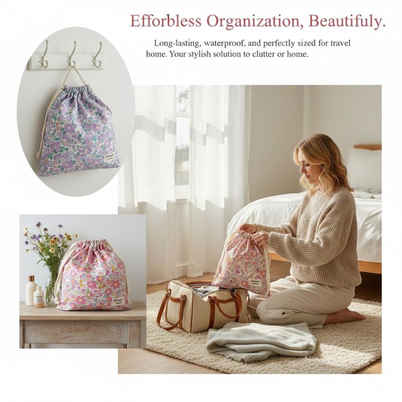 Handgemaakte katoenen tas met  - Beauty Preservation Makeup Bag recensie en prijs